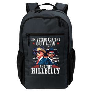 I Am Voting For The Outlaw And Hillbilly Trump Daily Commute Backpack