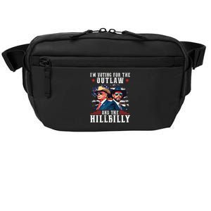 I Am Voting For The Outlaw And Hillbilly Trump Crossbody Pack