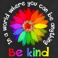 In A World Where You Can Be Anything Be Kind Kindness Gift Golf Towel