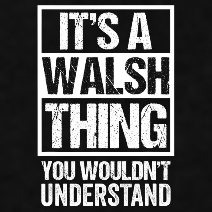 ItS A Walsh Thing You WouldnT Understand Funny Walsh Ladies PosiCharge Tri-Blend Wicking Tank