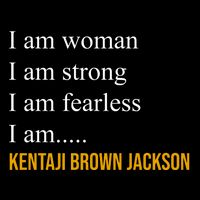 I Am Woman Ketanji Brown Jackson Quote Drawstring Bag