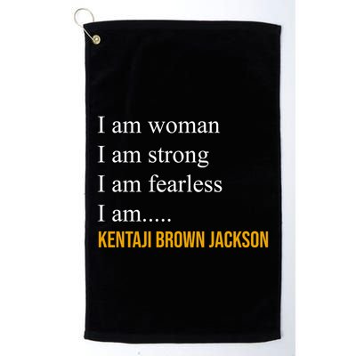 I Am Woman Ketanji Brown Jackson Quote Golf Towel