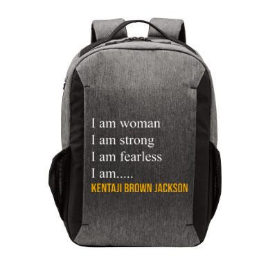 I Am Woman Ketanji Brown Jackson Quote Vector Backpack