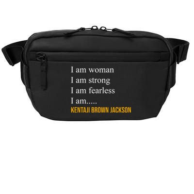 I Am Woman Ketanji Brown Jackson Quote Crossbody Pack