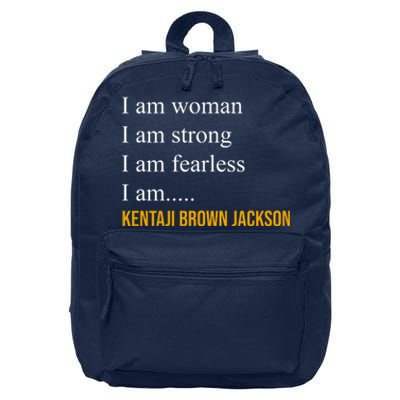 I Am Woman Ketanji Brown Jackson Quote 16 in Basic Backpack