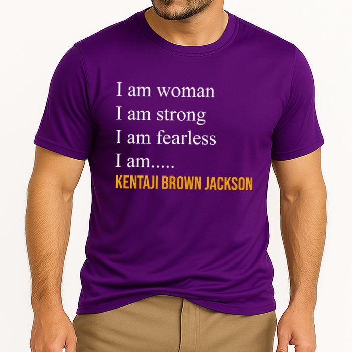 I Am Woman Ketanji Brown Jackson Quote Performance Shirt