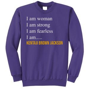 I Am Woman Ketanji Brown Jackson Quote Sweatshirt