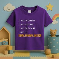 I Am Woman Ketanji Brown Jackson Quote Toddler T-Shirt