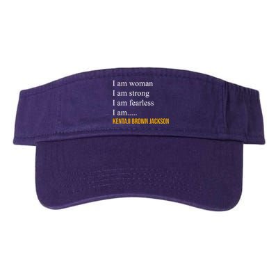 I Am Woman Ketanji Brown Jackson Quote Visor