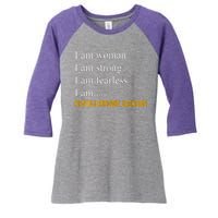 I Am Woman Ketanji Brown Jackson Quote Women's Tri-Blend 3/4-Sleeve Raglan Shirt