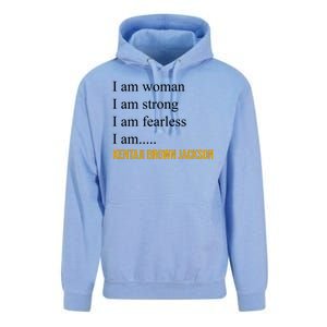 I Am Woman Ketanji Brown Jackson Quote Unisex Surf Hoodie