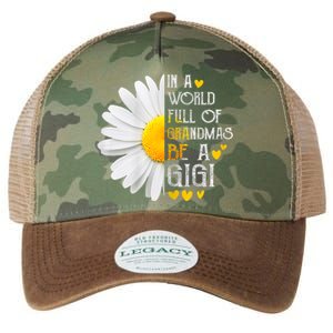 In A World Full Of Grandmas Be A Gigi Daisy MotherS Day Legacy Tie Dye Trucker Hat