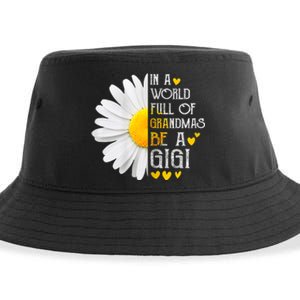 In A World Full Of Grandmas Be A Gigi Daisy MotherS Day Sustainable Bucket Hat