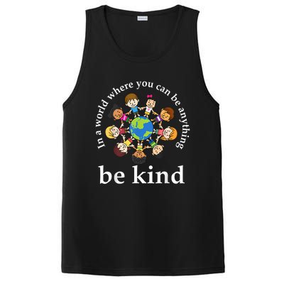 In A World Be Kin Dearth World Kindness Day Teachers PosiCharge Competitor Tank