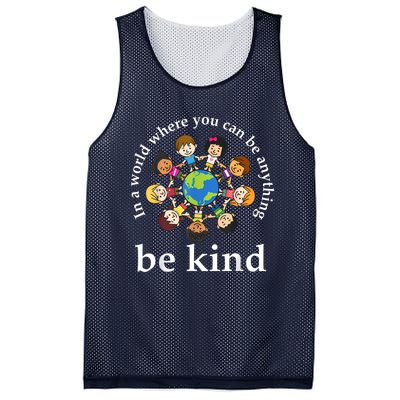 In A World Be Kin Dearth World Kindness Day Teachers Mesh Reversible Basketball Jersey Tank