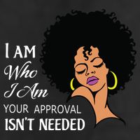 I Am Who I Am Black Queen Afro African American Beanie