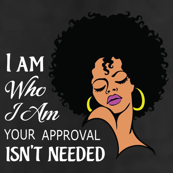 I Am Who I Am Black Queen Afro African American Beanie