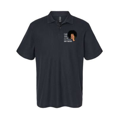 I Am Who I Am Black Queen Afro African American Polo