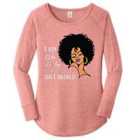 I Am Who I Am Black Queen Afro African American Women's Perfect Tri Tunic Long Sleeve Shirt