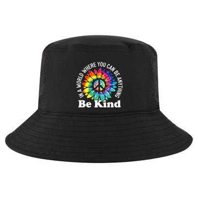 In A World Where You Can Be Anything Be Kind Sign Language Cool Comfort Performance Bucket Hat