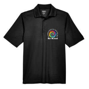 In A World Where You Can Be Anything Be Kind Sign Language Men's Origin Performance Pique Polo