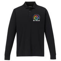 In A World Where You Can Be Anything Be Kind Sign Language Performance Long Sleeve Polo