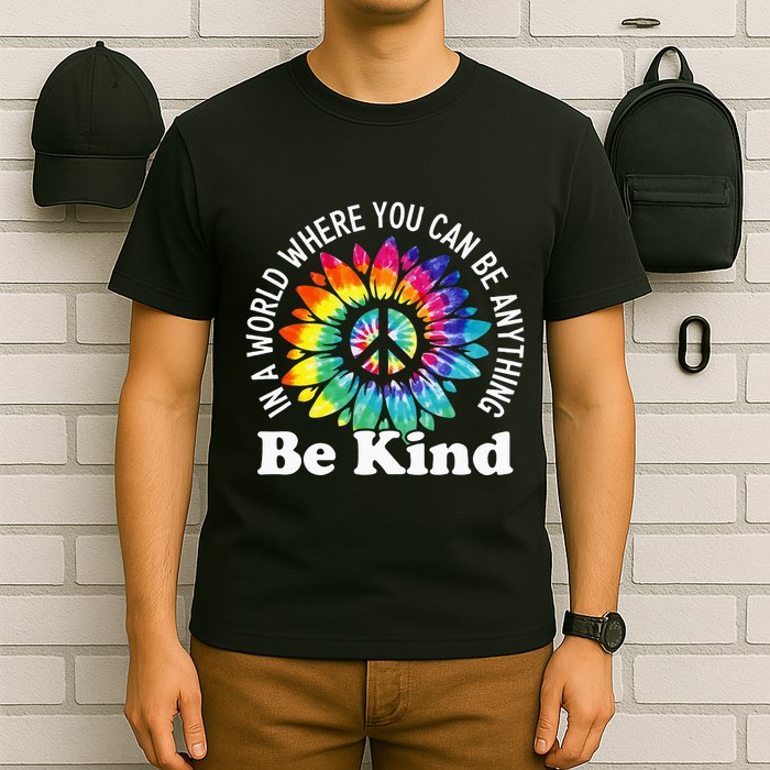 In A World Where You Can Be Anything Be Kind Sign Language T-Shirt