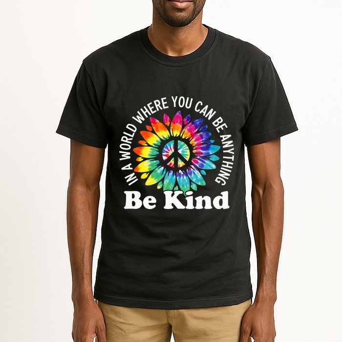 In A World Where You Can Be Anything Be Kind Sign Language Tall T-Shirt