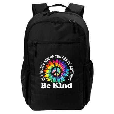 In A World Where You Can Be Anything Be Kind Sign Language Backpack