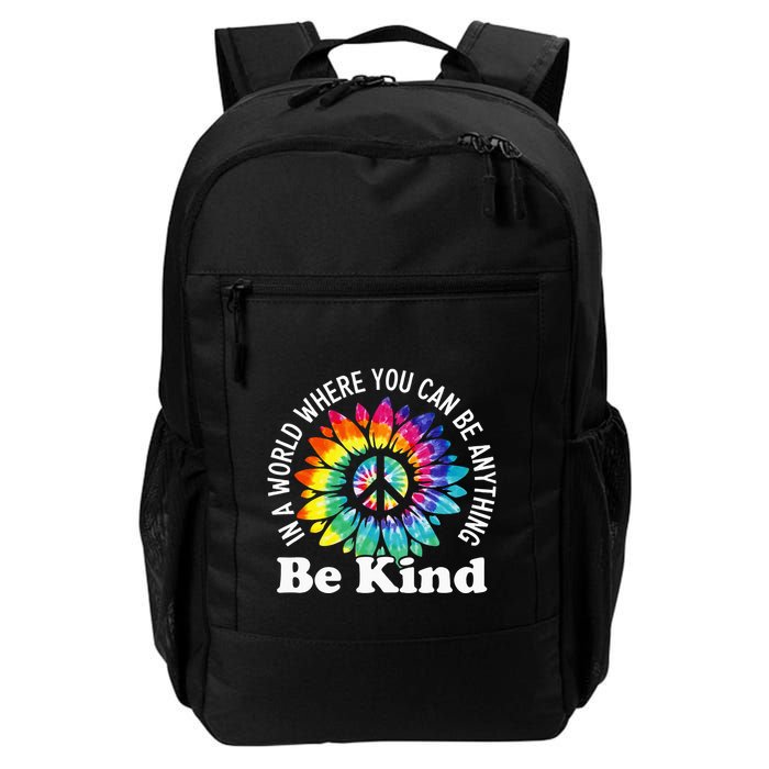 In A World Where You Can Be Anything Be Kind Sign Language Backpack