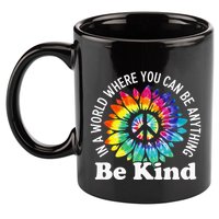 In A World Where You Can Be Anything Be Kind Sign Language 11oz C Handle Ceramic Mug