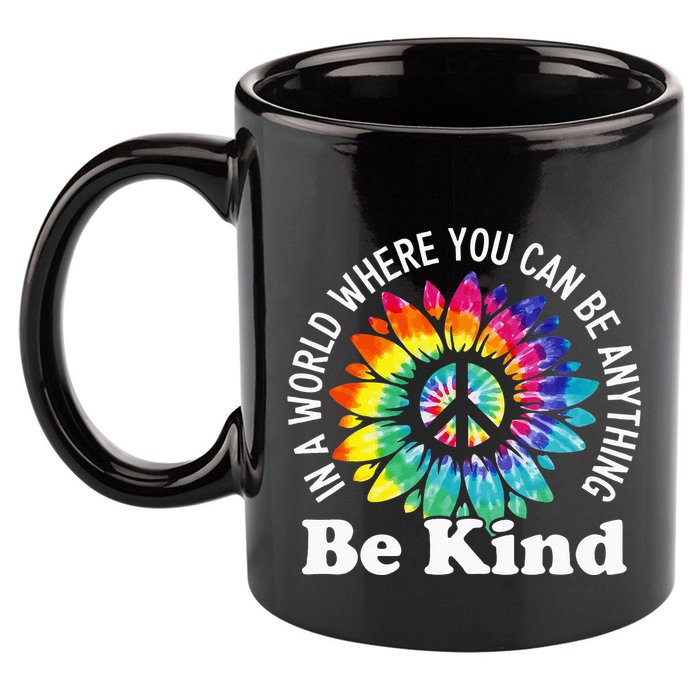 In A World Where You Can Be Anything Be Kind Sign Language 11oz C Handle Ceramic Mug