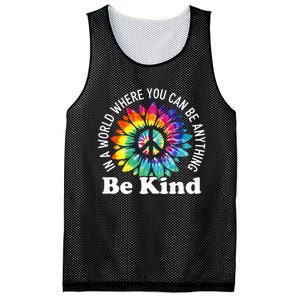 In A World Where You Can Be Anything Be Kind Sign Language Mesh Reversible Basketball Jersey Tank