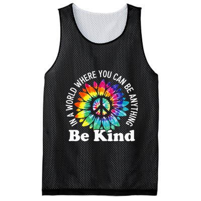 In A World Where You Can Be Anything Be Kind Sign Language Mesh Reversible Basketball Jersey Tank