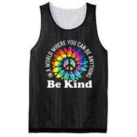 In A World Where You Can Be Anything Be Kind Sign Language Mesh Reversible Basketball Jersey Tank