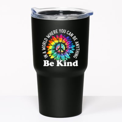 In A World Where You Can Be Anything Be Kind Sign Language Tumbler
