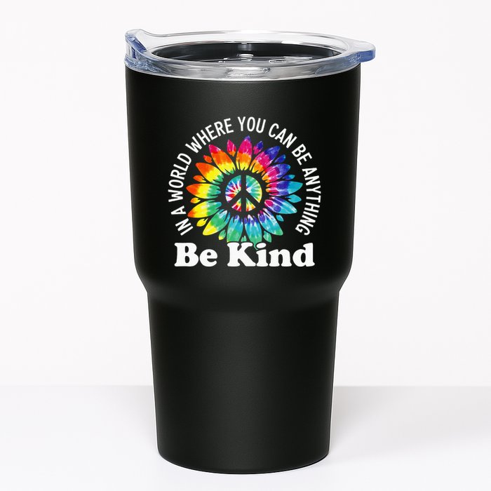 In A World Where You Can Be Anything Be Kind Sign Language Tumbler