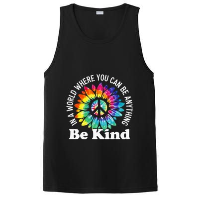 In A World Where You Can Be Anything Be Kind Sign Language PosiCharge Competitor Tank