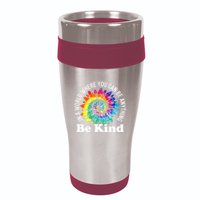 In A World Where You Can Be Anything Be Kind Sign Language 16oz Travel Tumbler