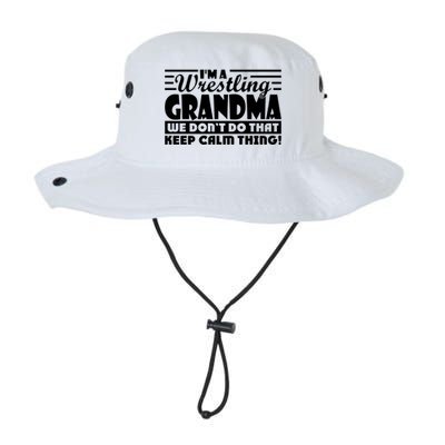 IM A Wrestling Grandma We DonT Do That Keep Calm Thing Gift Legacy Cool Fit Booney Bucket Hat