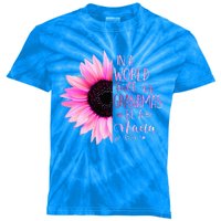 In A World Full Of Grandmas Be A Nana Sunflower Kids Tie-Dye T-Shirt