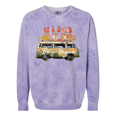 In A World Full Of Kooks Be A Pogue Colorblast Crewneck Sweatshirt