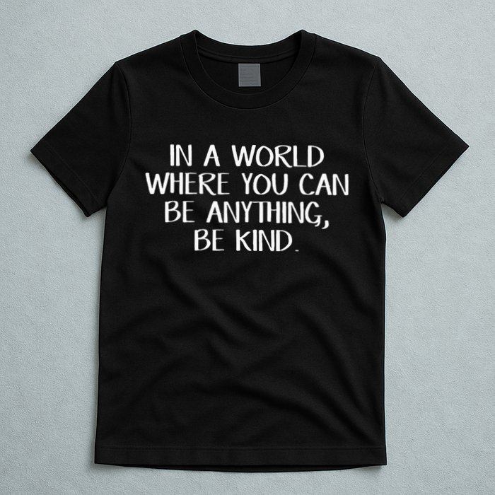 In A World Where You Can Be Anything Be Kind T-Shirt