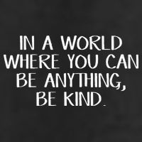 In A World Where You Can Be Anything Be Kind Microfiber Hand Towel