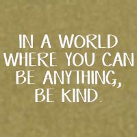 In A World Where You Can Be Anything Be Kind Garment-Dyed Women's Muscle Tee