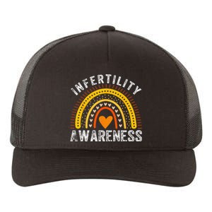 In April We Wear Orange Infertility Awareness Month Rainbow Yupoong Adult 5-Panel Trucker Hat