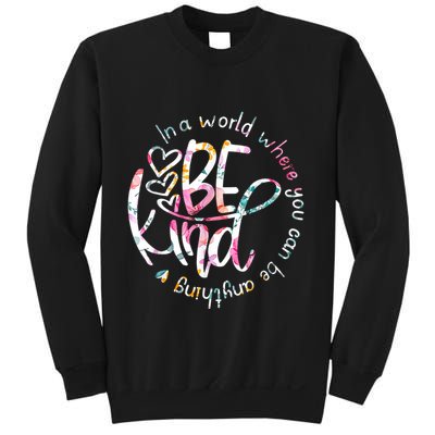 In A World Where You Can Be Anything Be Kind Kindness Sweatshirt
