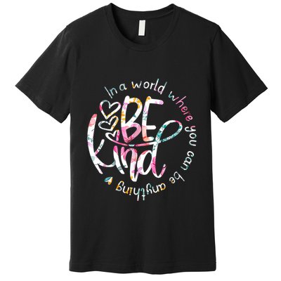 In A World Where You Can Be Anything Be Kind Kindness Premium T-Shirt