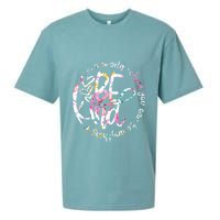 In A World Where You Can Be Anything Be Kind Kindness Sueded Cloud Jersey T-Shirt