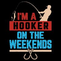Im A Weekend Hooker Dirty Fishing Humor Impact Tech Backpack